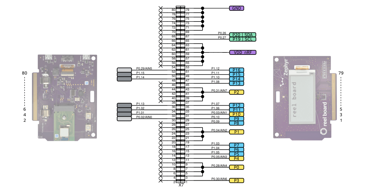 reel board Expansion Connector