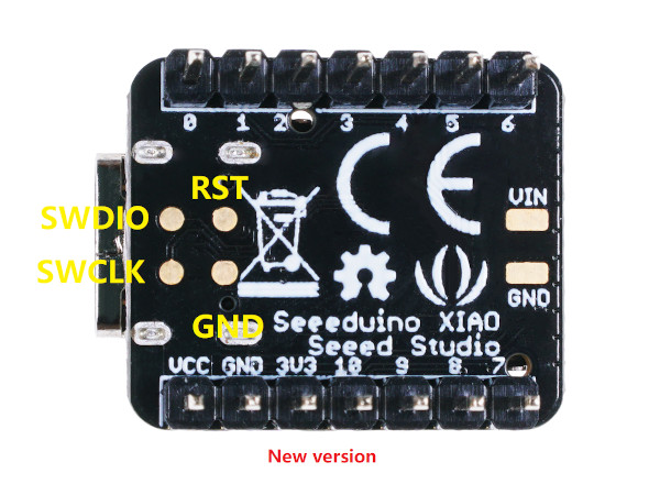 Seeed Studio XIAO SAMD21 (Seeeduino XIAO) SWD Programming Pads
