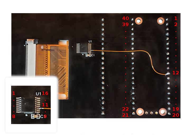 GeeekPi Pico Breadboard Kit PCB HW fix with wire