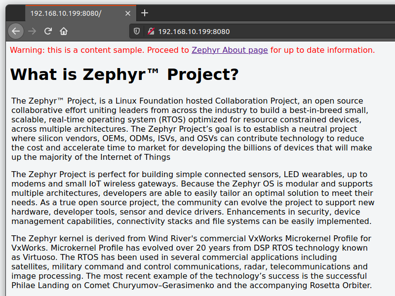 What is Zephyr™ Project?