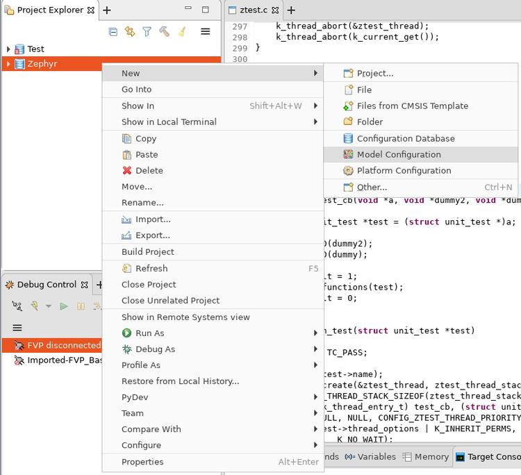 A picture of the Debug with Arm DS board