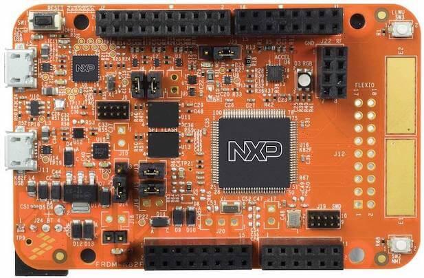 A picture of the FRDM-K82F board