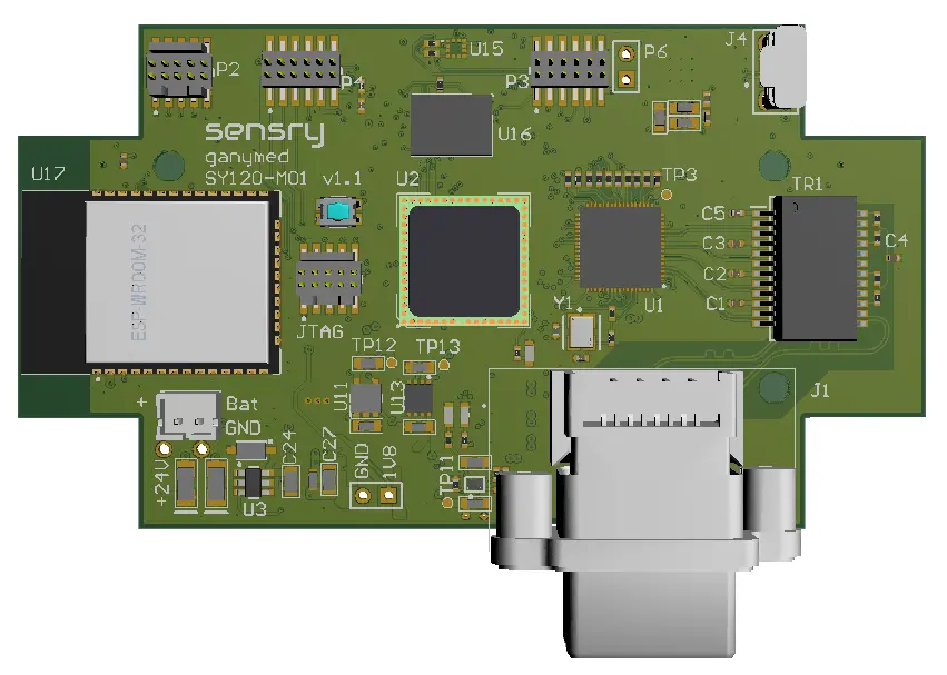 A picture of the Ganymed Starter Kit (SK) board