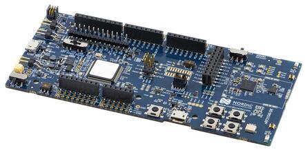 A picture of the nRF21540 DK board