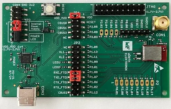 A picture of the Ophelia-IV DK board