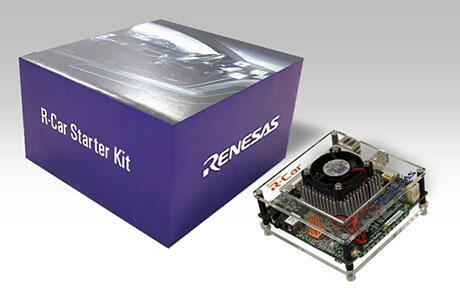 A picture of the R-Car H3ULCB board