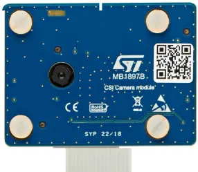 A picture of the ST MB1897 camera module shield