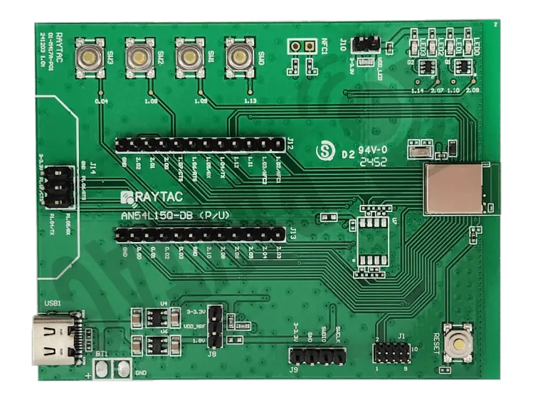 A picture of the AN54L15Q-DB board