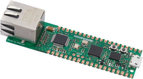 A picture of the W5500-EVB-Pico board