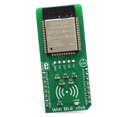 A picture of the WIFI BLE Click (Arduino) shield