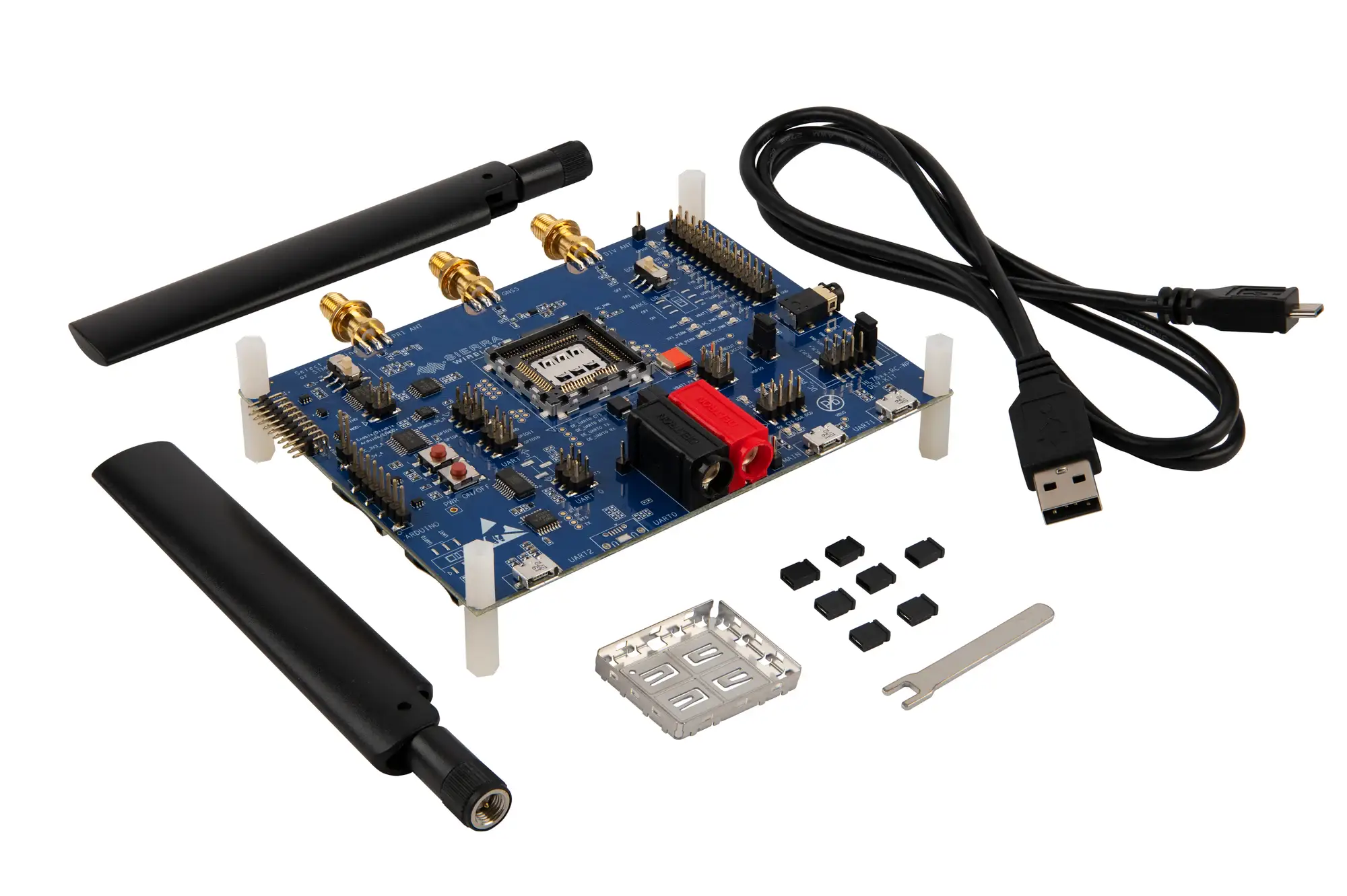 A picture of the Sierra Wireless HL/RC Module Evaluation Kit shield