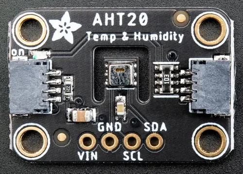 A picture of the Adafruit AHT20 Temperature and Humidity Sensor Shield shield