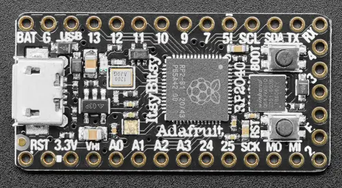 A picture of the Itsybitsy RP2040 board