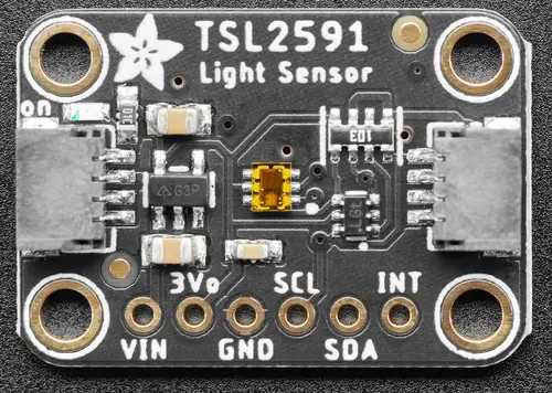 A picture of the Adafruit TSL2591 High Dynamic Range Digital Light Sensor Shield shield