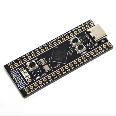 A picture of the Black Pill STM32U585 board