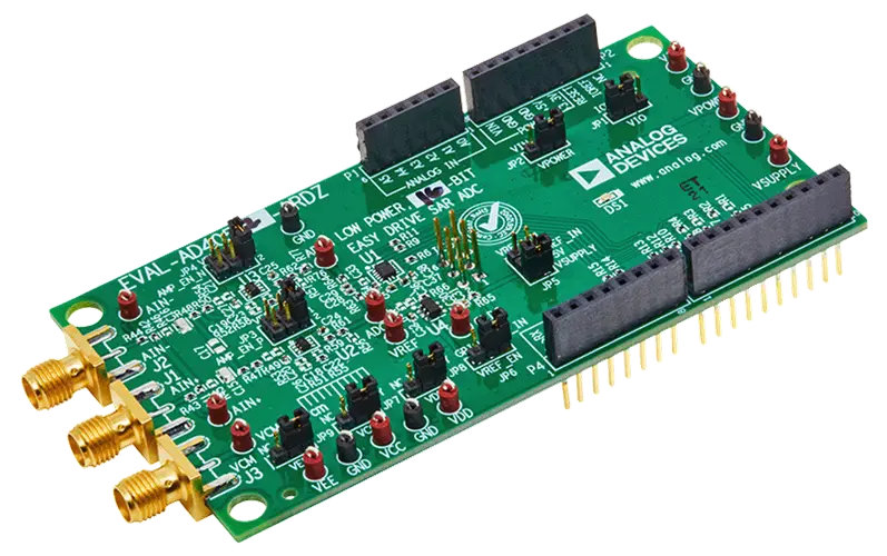 A picture of the AD4052 Evaluation Shield shield