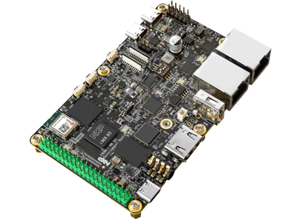 A picture of the FRDM-IMX93 board