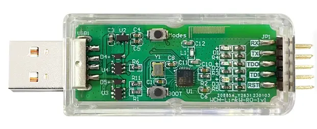 A picture of the WCH LinkW board