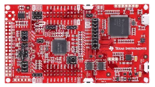 A picture of the MSPM0G3507 Launchpad board