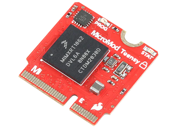 A picture of the Teensy MicroMod board