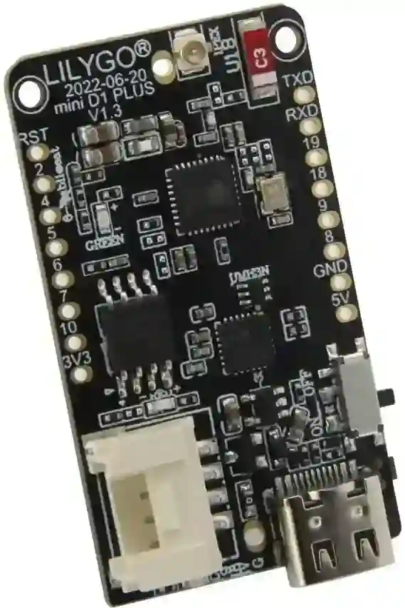 A picture of the TTGO T-OI-PLUS board