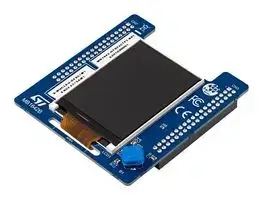 A picture of the X-NUCLEO-GFX01M2 Display Shield shield
