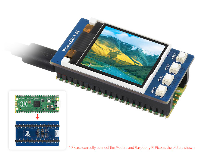 Waveshare Pico LCD 1.44