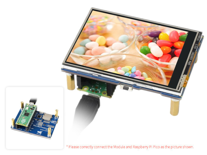 Waveshare Pico ResTouch LCD 2.8