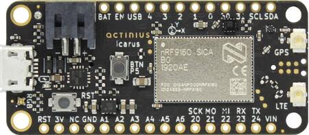 A picture of the Icarus board