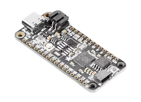A picture of the Feather RP2040 board
