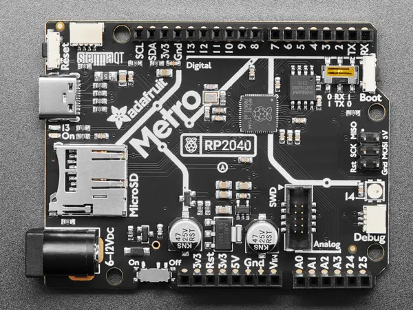 A picture of the Metro RP2040 board