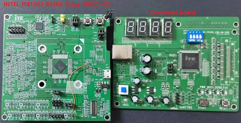 A picture of the IT8XXX2 series board