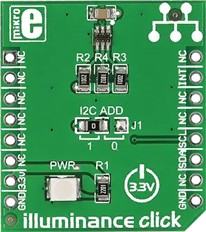 A picture of the Illuminance Click shield