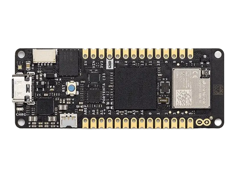 A picture of the Arduino Portenta C33 board