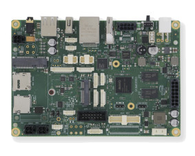 A picture of the SECO SBC-3.5-PX30 (JUNO - D23) (STM32F302) board