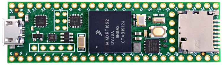 A picture of the Teensy 4.1 board