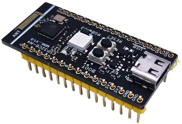 A picture of the WeAct Studio ESP32-C6-Mini board