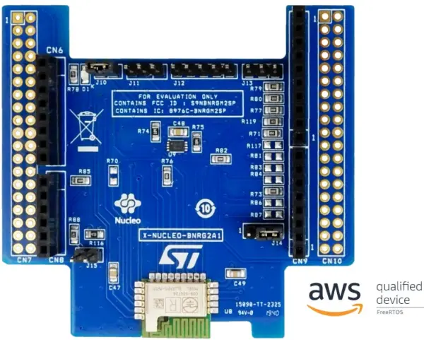 A picture of the X-NUCLEO-BNRG2A1 shield