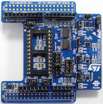 A picture of the X-NUCLEO-IKS01A2 (SensorHub / Mode 2) shield