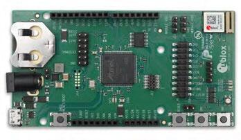 A picture of the EVK NINA-B11x board