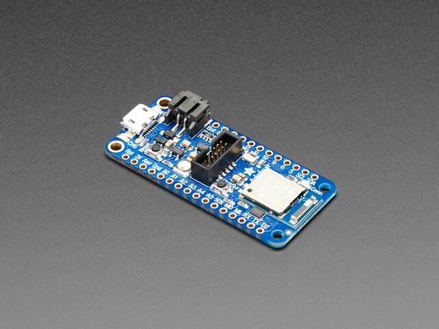 A picture of the Feather nRF52840 (Express, Sense) board