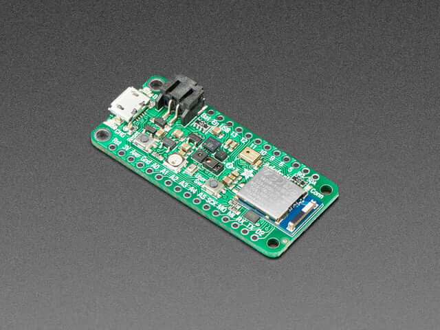 A picture of the Feather nRF52840 (Express, Sense) board