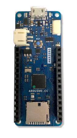 A picture of the Arduino MKR Zero board