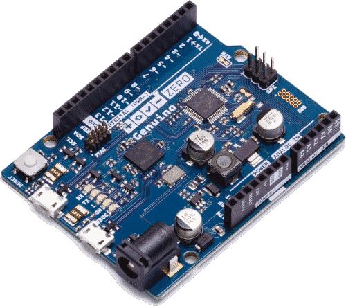 A picture of the Arduino/Genuino Zero board