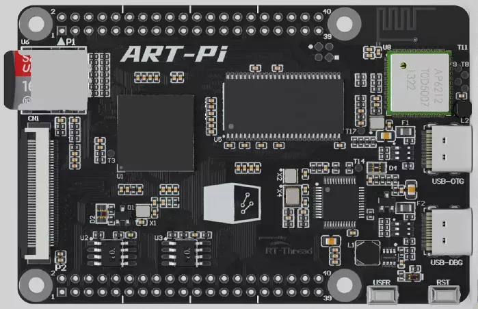 A picture of the ART-Pi board