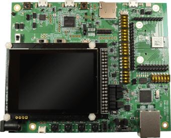 A picture of the BL5340 DVK board