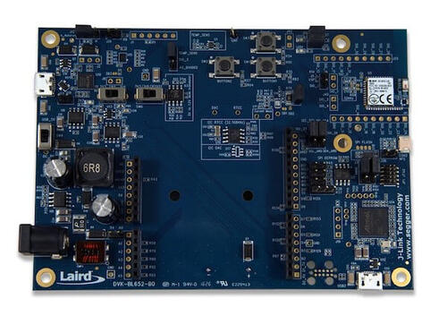 A picture of the BL652 DVK board