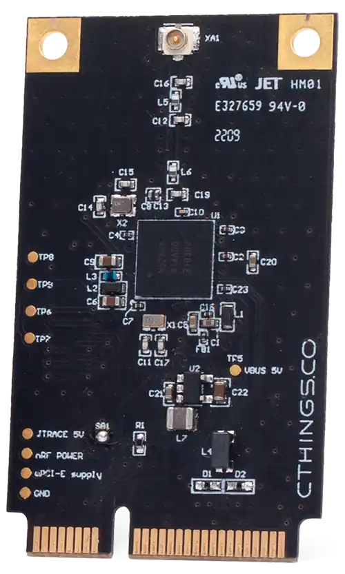 A picture of the CTHINGS.CO Connectivity Card board