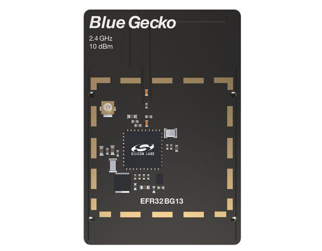 A picture of the EFR32BG13 2.4 GHz 10 dBm (SLWRB4104A) board