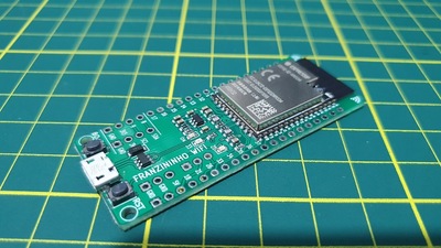 A picture of the ESP32-S2 Franzininho board